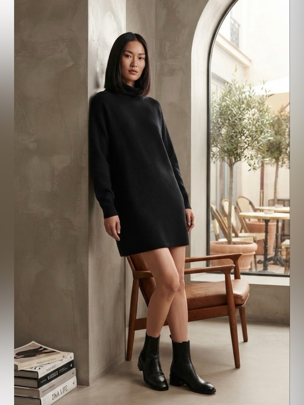 Wilfred
Montpellier Dress Black 100% Merino Wool Size M